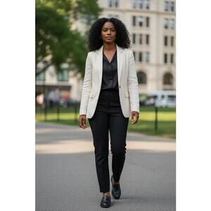 J.Crew Regent Blazer in Cream - Size 12T